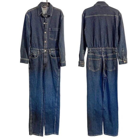 DL1961 Freja Denim Jumpsuit Skylark - Picture 8 of 10